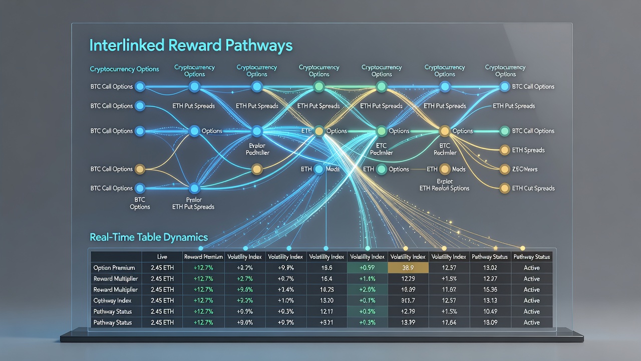Live hybrid platform interface displaying real-time table updates linked to cryptocurrency holdings