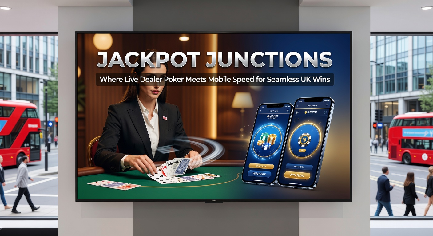 Close-up of a jackpot explosion on a poker app interface, with coins raining down over a live dealer stream on mobile